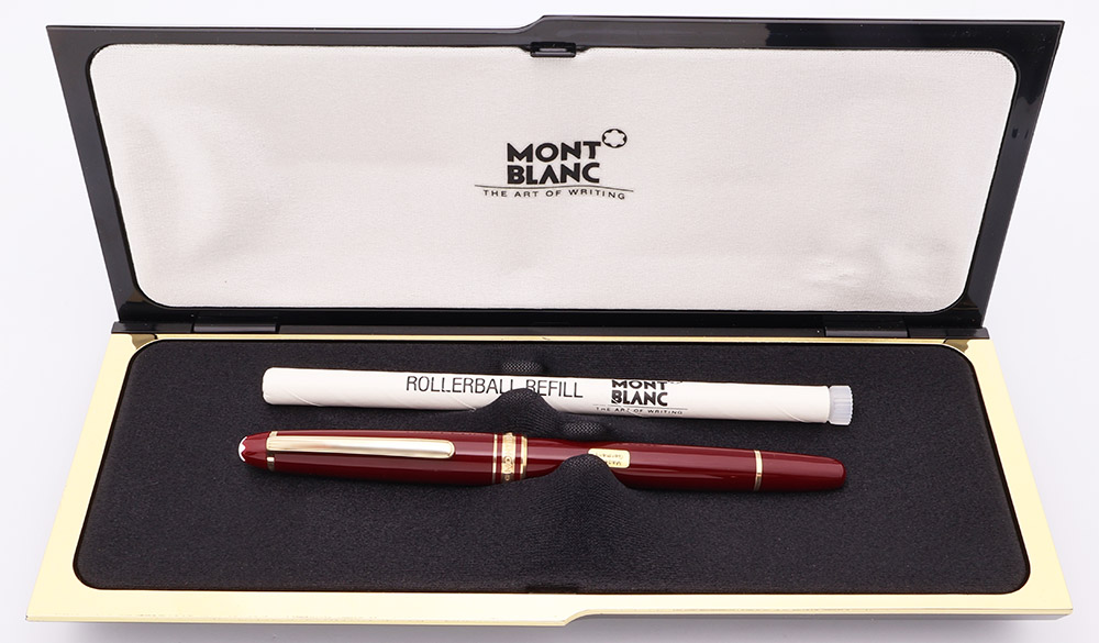 Montblanc Meisterstuck 163R Classique Rollerball Pen - Burgundy w